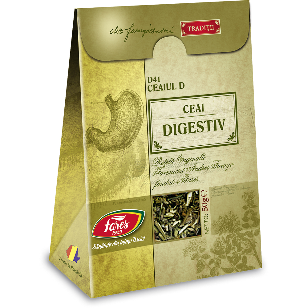 Ceai Digestiv, D41, 50 g, Fares