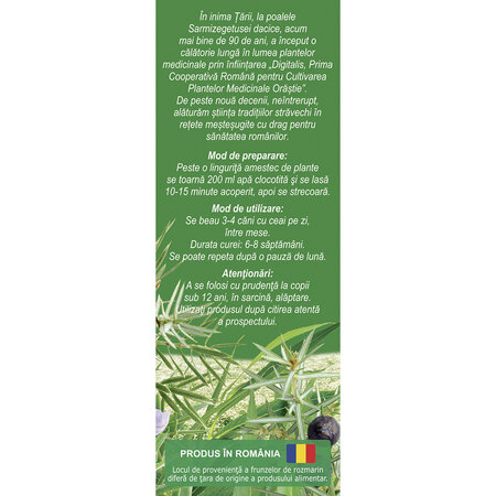 Ceai pentru Articulatii Sanatoase, 50 g, Fares 623605