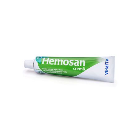 Crema pentru hemoroizi Hemosan Aliphia, 40 g, Exhelios 660532
