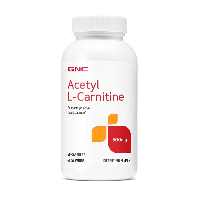 Acetyl L-Carnitine, 500 mg, 60 capsule, GNC