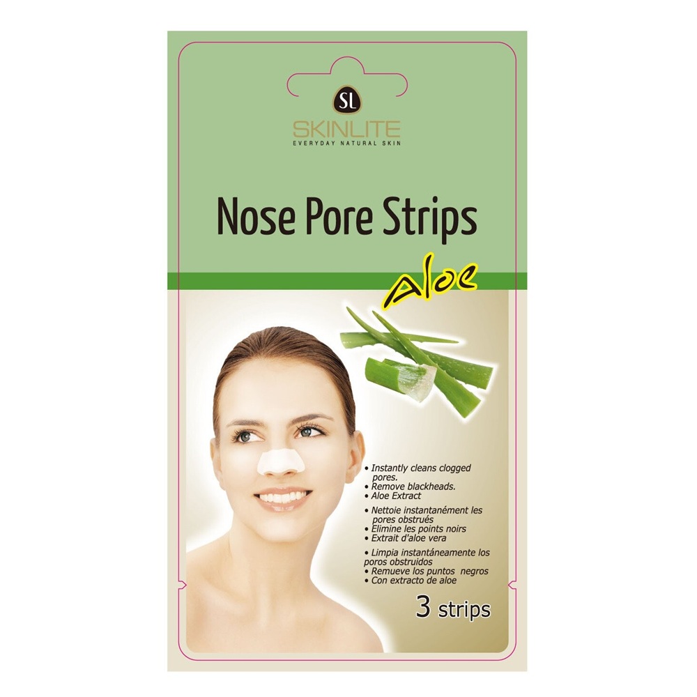 Plasturi cu Aloe vera pentru puncte negre, 3 bucati, Skinlite