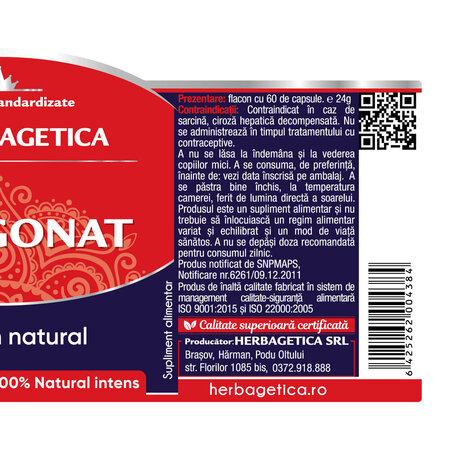 Alergonat, 60 capsule, Herbagetica 688263
