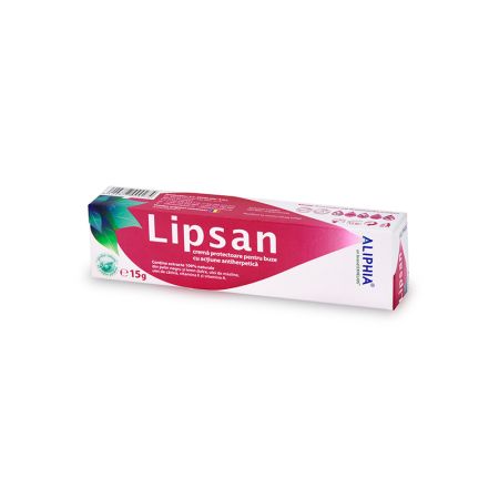 Crema protectoare pentru buze Aliphia Lipsan, 15 g, Exhelios