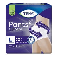 Scutece tip chilot Pants Plus Night, L, 12 bucati, Tena
