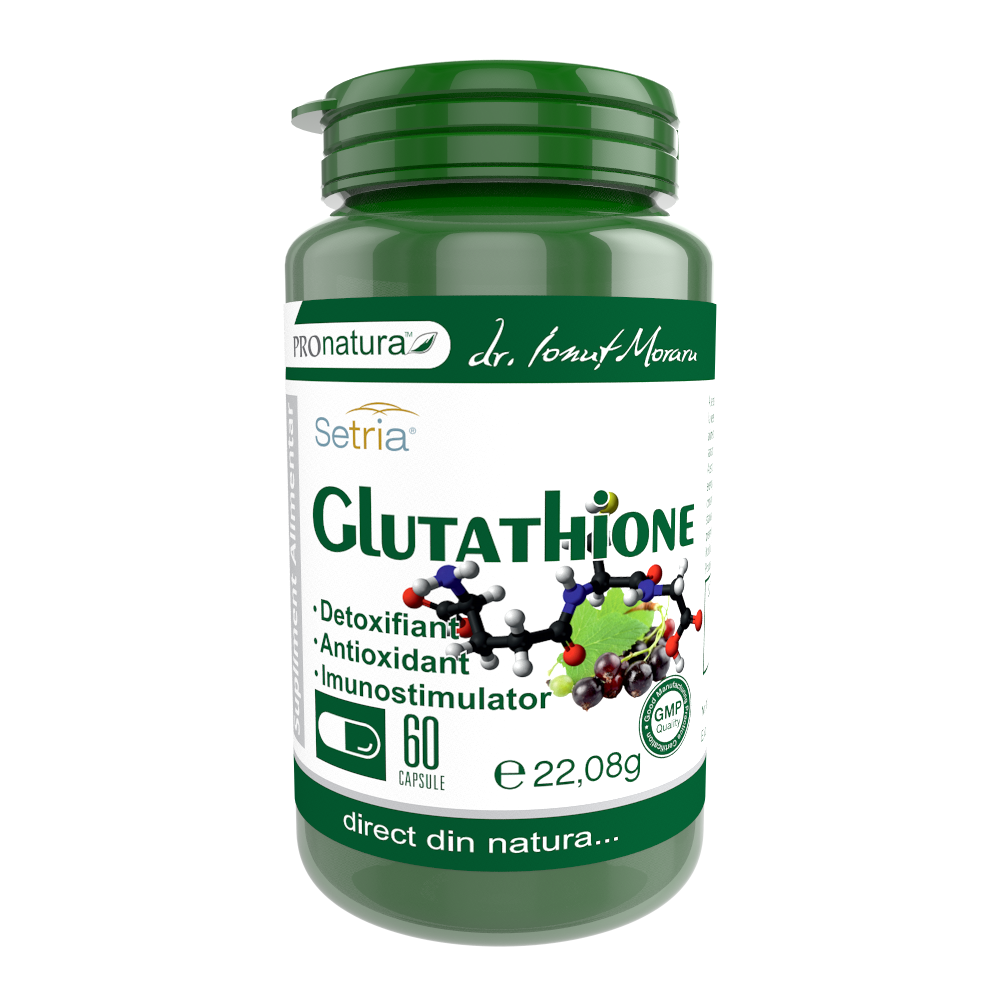 L-Glutation Setria 250mg, 60 capsule, Pro Natura