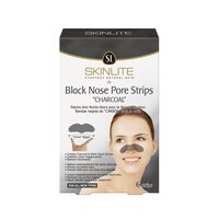 Benzi XL cu carbune pentru punctele negre de pe nas, 6 bucati, Skinlite