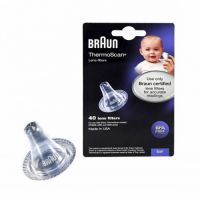 Set capace igienice pentru termometre auriculare. ThermoScan LF40, 40 bucati, Braun