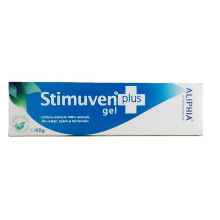 Stimuven Plus, gel Aliphia pentru varice, 60 g, Exhelios