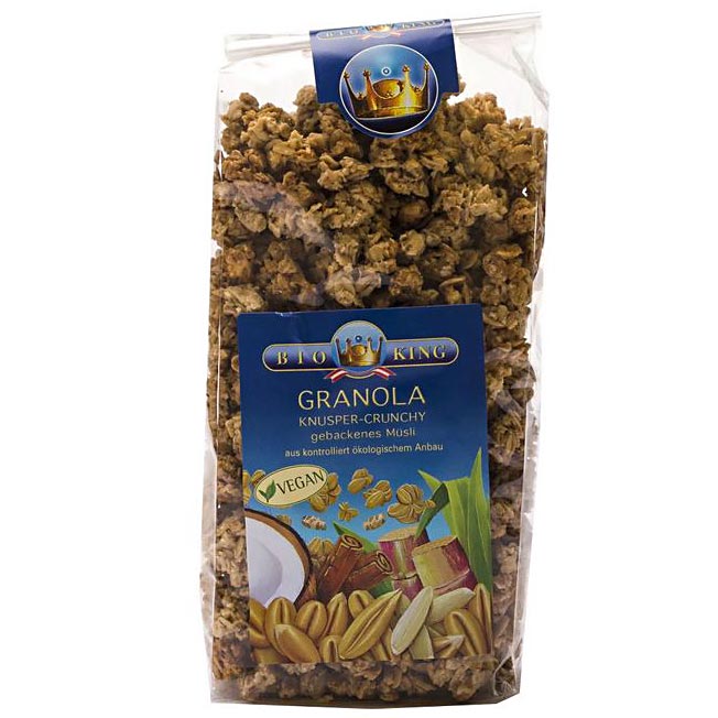 Granola crocanta eco, 375 g, Bioking