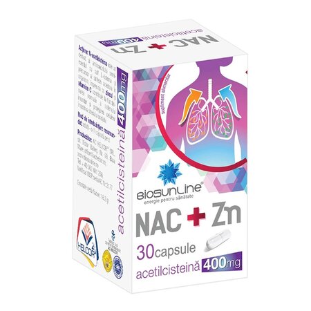 NACC + Zn, 30 capsule, BioSunLine