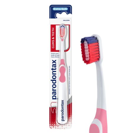 Periuta de dinti Gums & Teeth Extra Soft Parodontax, 1 bucata, Haleon 683723