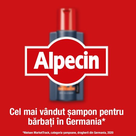 Sampon cu cafeina pentru cresterea parului C1, 250 ml, Alpecin 721333