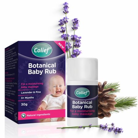 Stick cu lavanda si pin pentru masaj Botanical Baby Rub, 30 g, Colief 690073