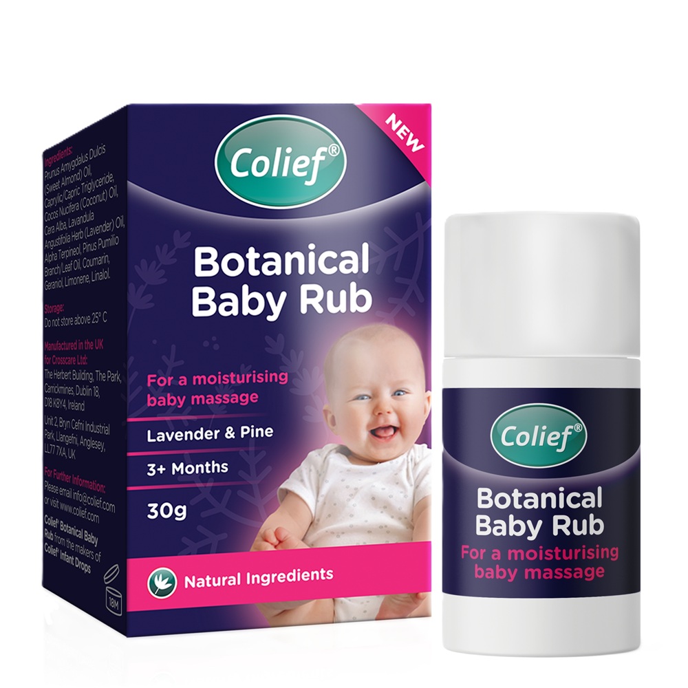 Stick cu lavanda si pin pentru masaj Botanical Baby Rub, 30 g, Colief