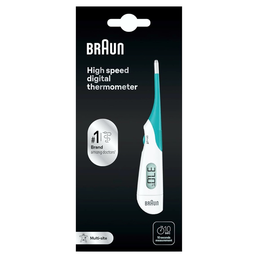 Termometru digital 3 in 1 cu varf flexibil TOW009061, Braun