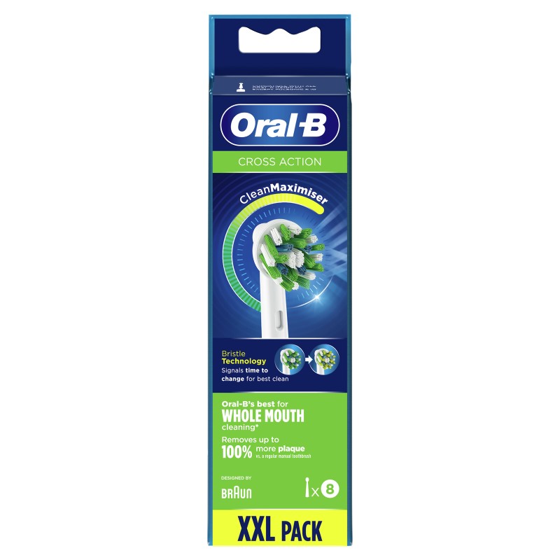 Rezerve periuta de dinti electrica Cross Action, 8 buc, Oral-B