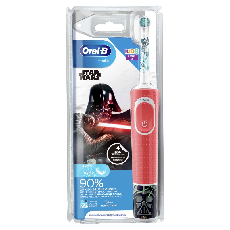 Periuta de dinti electrica pentru copii D100 Star Wars, Vitality, Oral-B