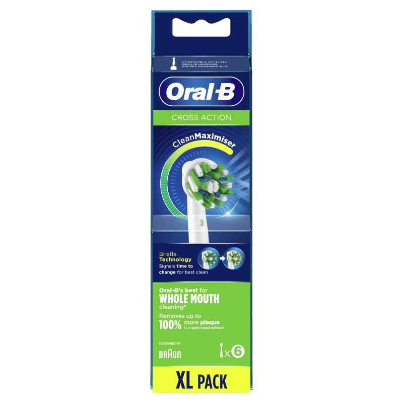 Rezerve periuta de dinti electrica Cross Action, 6 buc, Oral-B