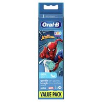 Rezerve periuta de dinti electrica pentru copii Vitality Kids Spiderman, 4 bucati, Oral-B