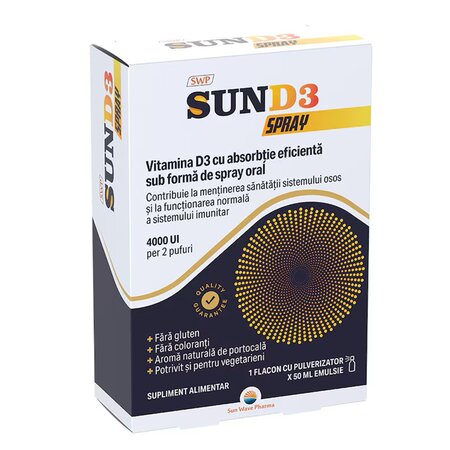 Sanience D3 Spray, 4000 UI, 50 ml, Sanience