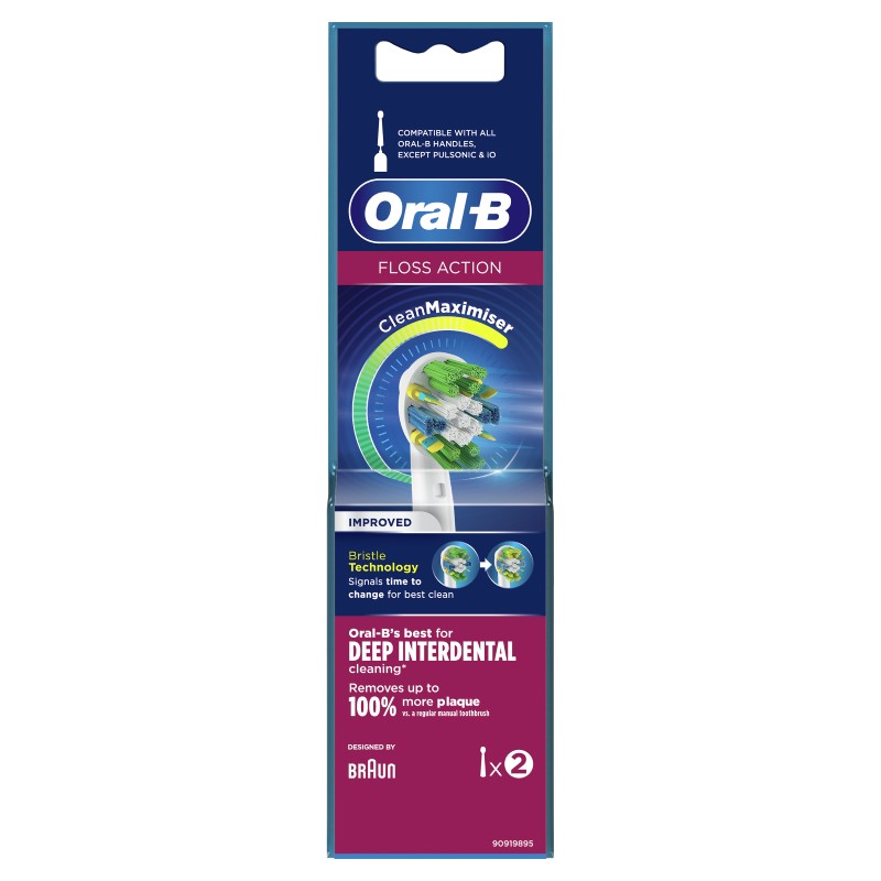 Rezerve periuta de dinti electrica Floss Action EB25, 2 buc, Oral-B