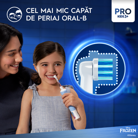 Rezerve periuta de dinti electrica pentru copii Frozen Pro Kids, 2 bucati, Oral B 731404