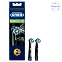 Rezerve periuta de dinti electrica Cross Action Black Edition, 2 buc, Oral-B