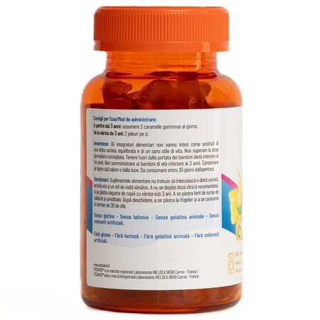 Omega 3 pentru copii cu aroma de lamaie, 60 jeleuri gumate, Pediakid 721735