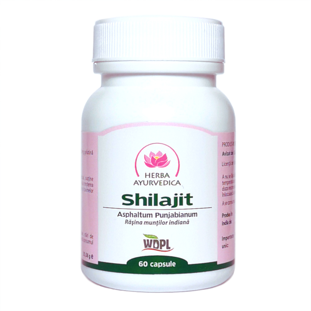 Shilajit, 60 capsule, Herba Ayurvedica