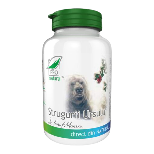 Strugurii Ursului, 60 capsule, Pro Natura