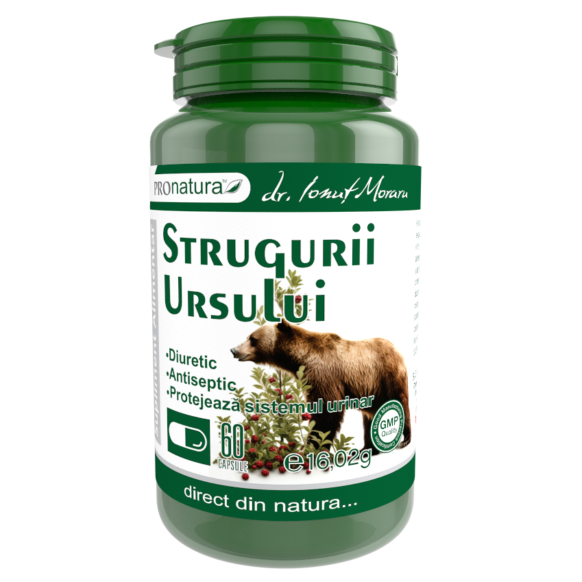 Strugurii Ursului, 60 capsule, Pro Natura