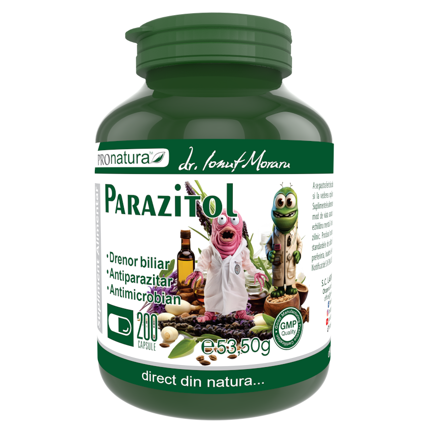 Parazitol, 200 capsule, Pro Natura