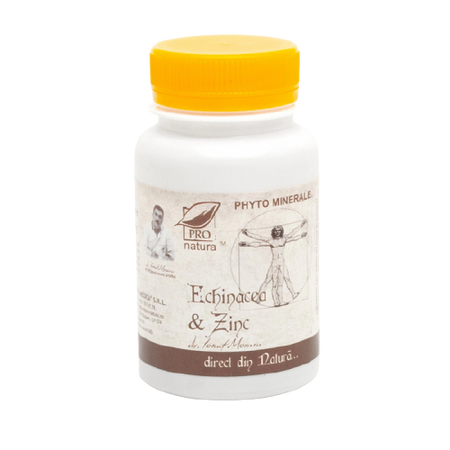 Echinacea si Zinc, 60 capsule, Pro Natura