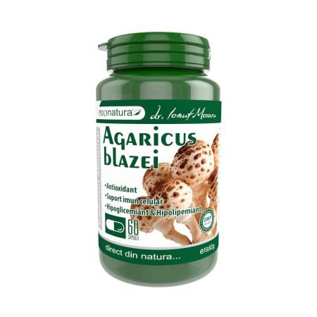 Agaricus Blazei, 60 capsule, Pro Natura