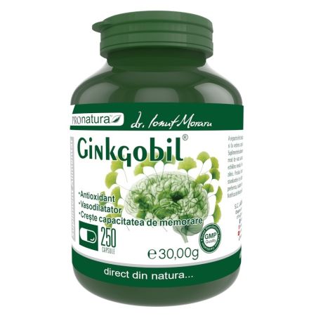 Ginkgobil, 250 capsule, Pro Natura