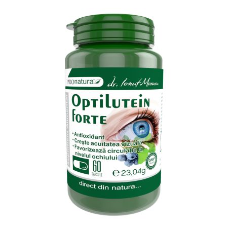 Optilutein Forte, 60 capsule, Pro Natura