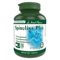 Spirulina Plus, 200 capsule, Pro Natura