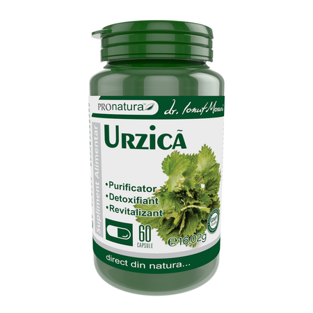 Urzica, 60 capsule, Pro Natura