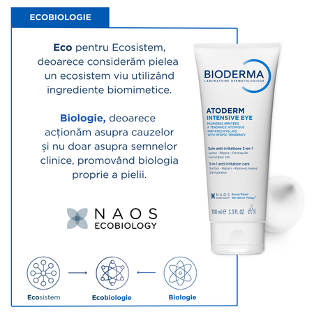 Crema pentru pleoape si conturul ochilor Atoderm Intensive, 100 ml, derma 751773