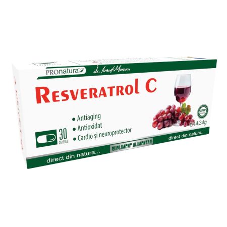 Resveratrol C, 30 capsule, Pro Natura