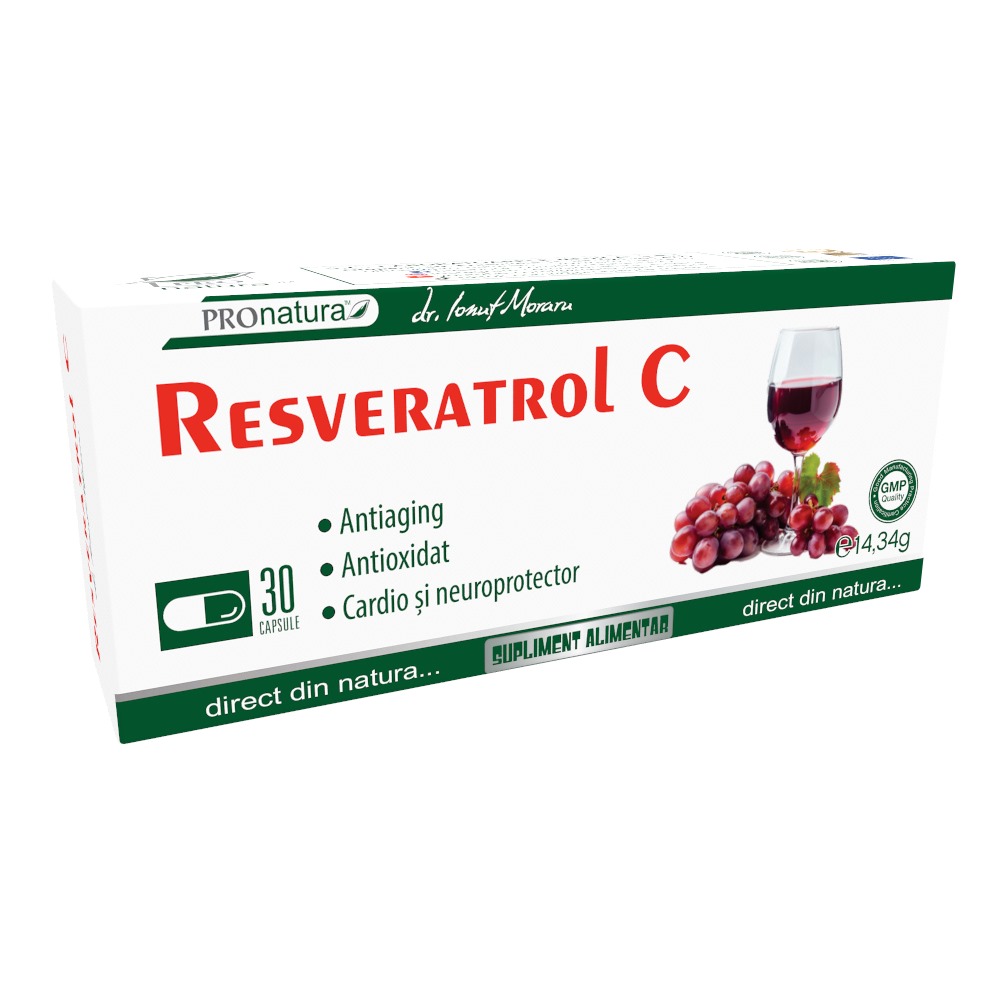 Resveratrol C, 30 capsule, Pro Natura