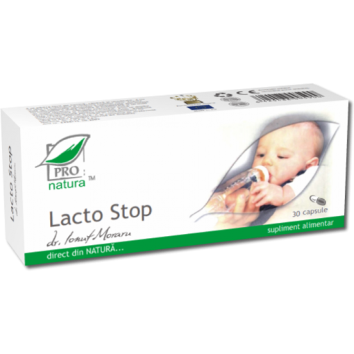 Lacto Stop, 30 capsule, Pro Natura