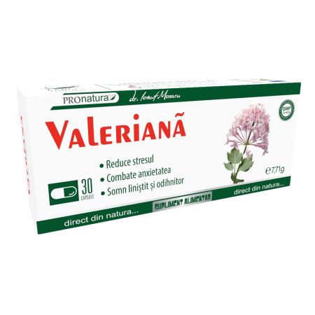 Valeriana, 30 capsule, Pro Natura