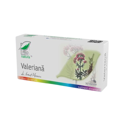 Valeriana, 30 capsule, Pro Natura