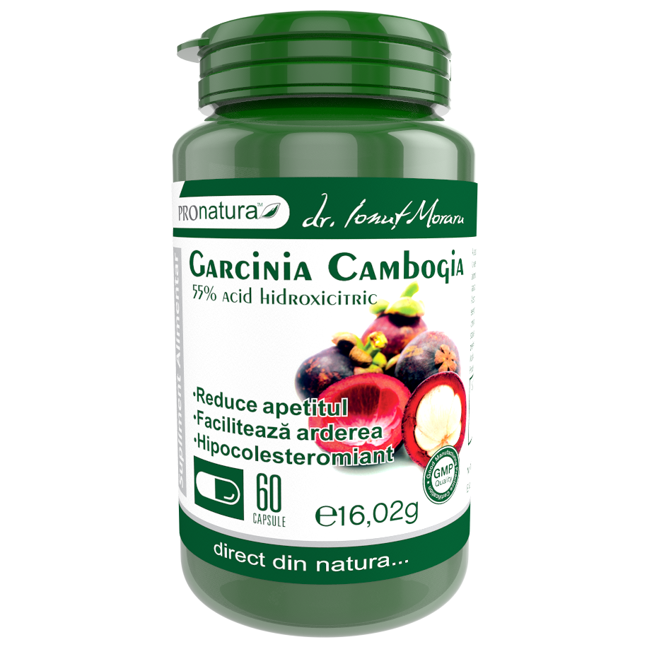 Garcinia Cambogia, 60 capsule, Pro Natura