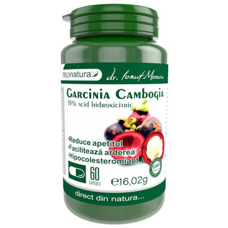Garcinia Cambogia, 60 capsule, Pro Natura