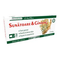 Sunatoare & Ginseng, 30 capsule, Pro Natura