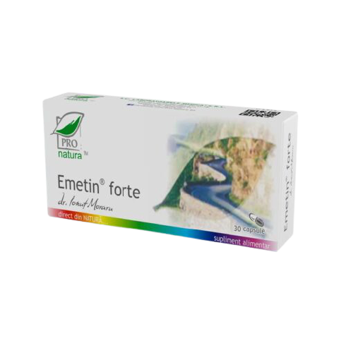 Emetin Forte, 30 capsule, Pro Natura