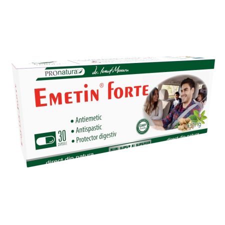 Emetin Forte, 30 capsule, Pro Natura