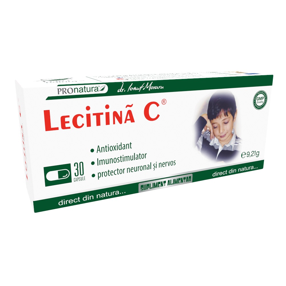 Lecitina C, 30 capsule, Pro Natura